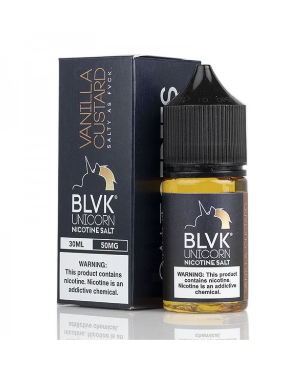 BLVK Unicorn Original Custard (Vanilla Custard) Nicotine Salt E-juice 30ml