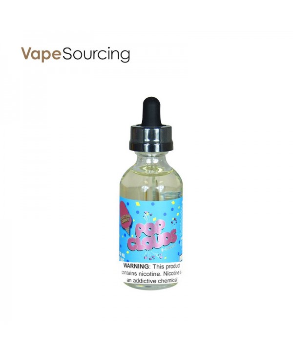 Pop Clouds Cotton Candy E-juice 60ml(U.S.A. Warehouse)