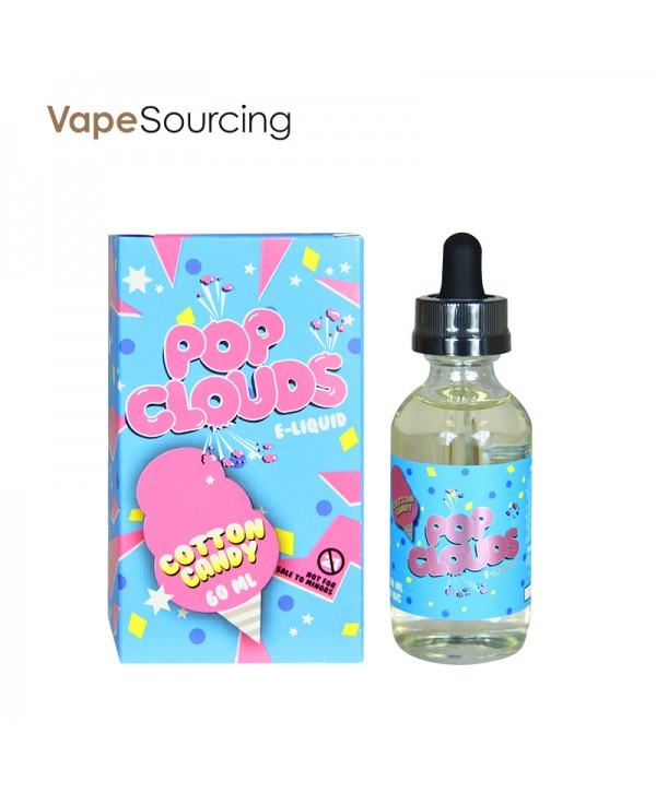 Pop Clouds Cotton Candy E-juice 60ml(U.S.A. Warehouse)