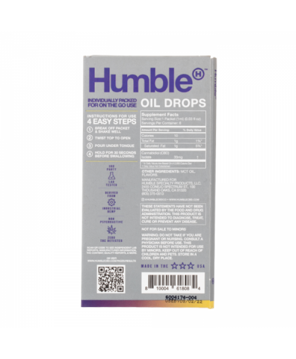 Humble CBD CBD Twist Oil Drops (6pcs/pack)