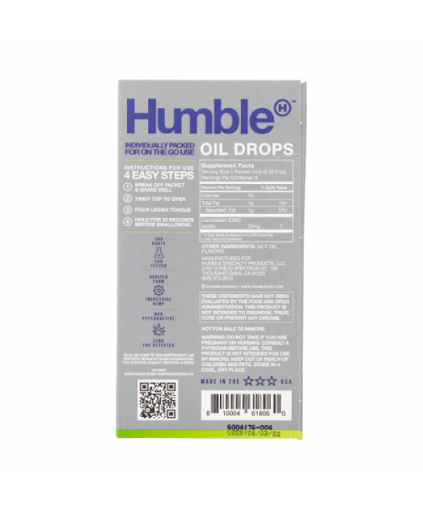 Humble CBD CBD Twist Oil Drops (6pcs/pack)