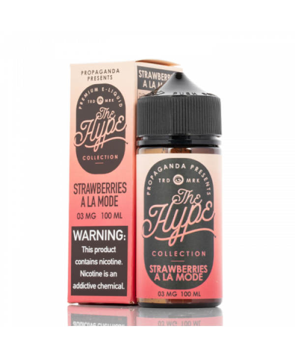 Propaganda The Hype Collection Strawberries A La Mode E-juice 100ml