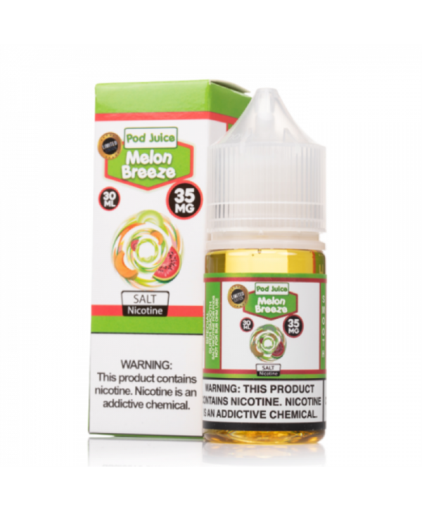 Pod Juice Salts Series Melon Breeze E-juice 30ml