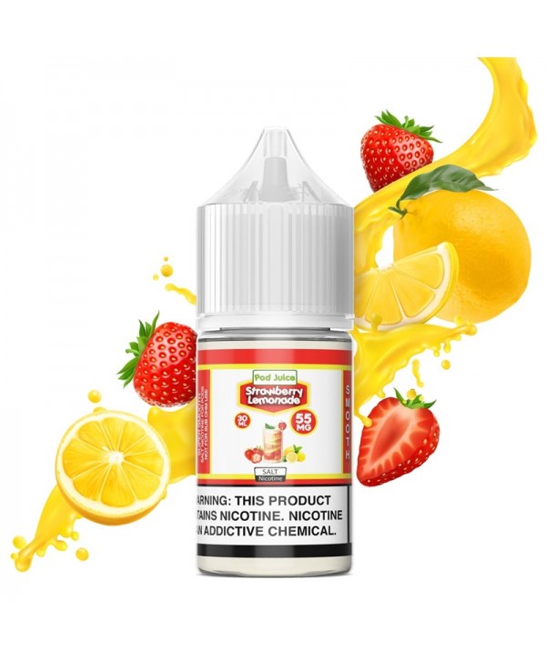 Pod Juice Salt Strawberry Lemonade E-juice 30ml