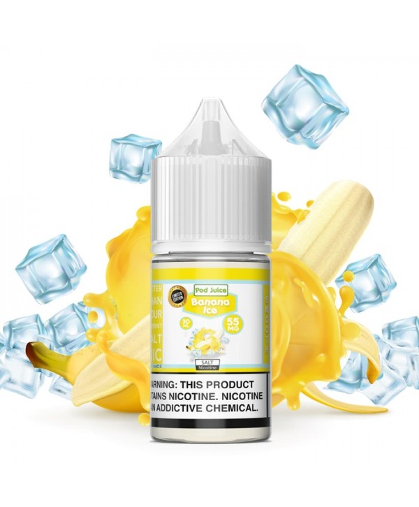 Pod Juice Salt Banana Ice E-juice 30ml