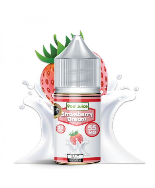 Pod Juice Salt Strawberry Dream E-juice 30ml