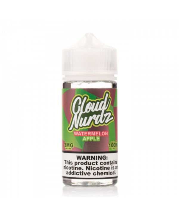 Cloud Nurdz Watermelon Apple E-juice 100ml