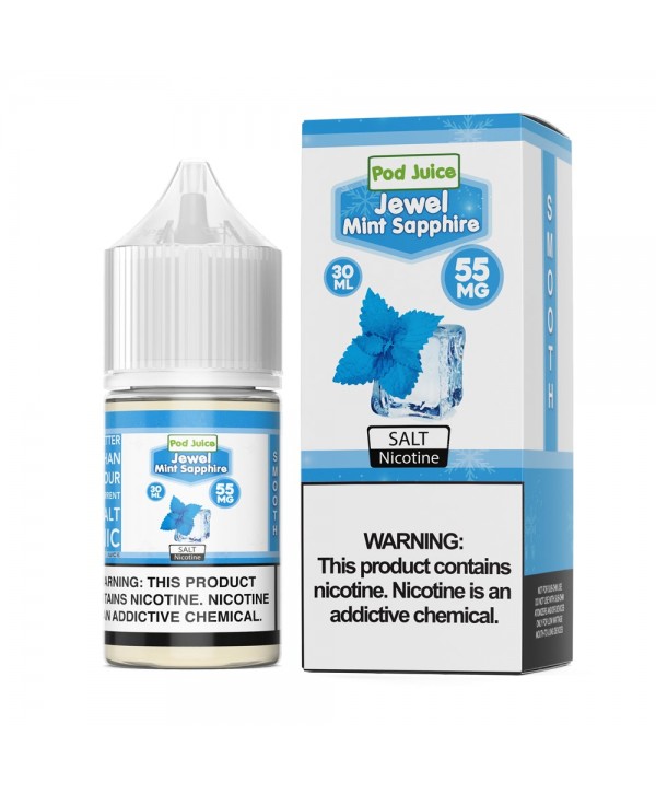 Pod Juice Salt Jewel Mint Sapphire E-juice 30ml