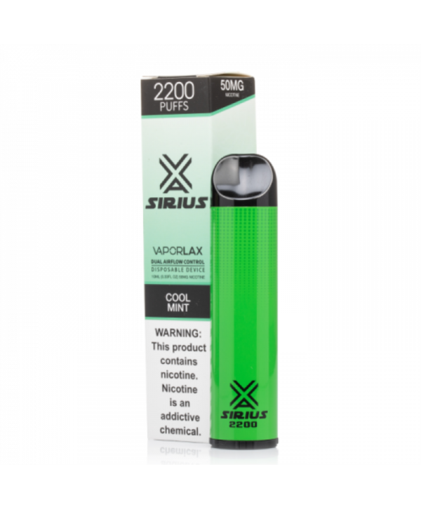 Vaporlax Sirius Disposable Kit 2200 Puffs 10ml