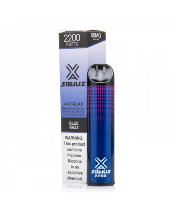 Vaporlax Sirius Disposable Kit 2200 Puffs 10ml