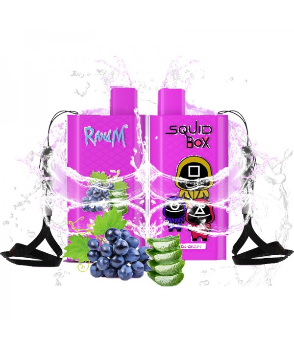 R and M Squid Box 5200 Puffs Rechargeable Disposable Kit 12ml