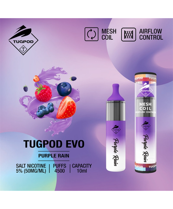 Tugpod EVO Disposable Vape Kit 4500 Puffs 10ml