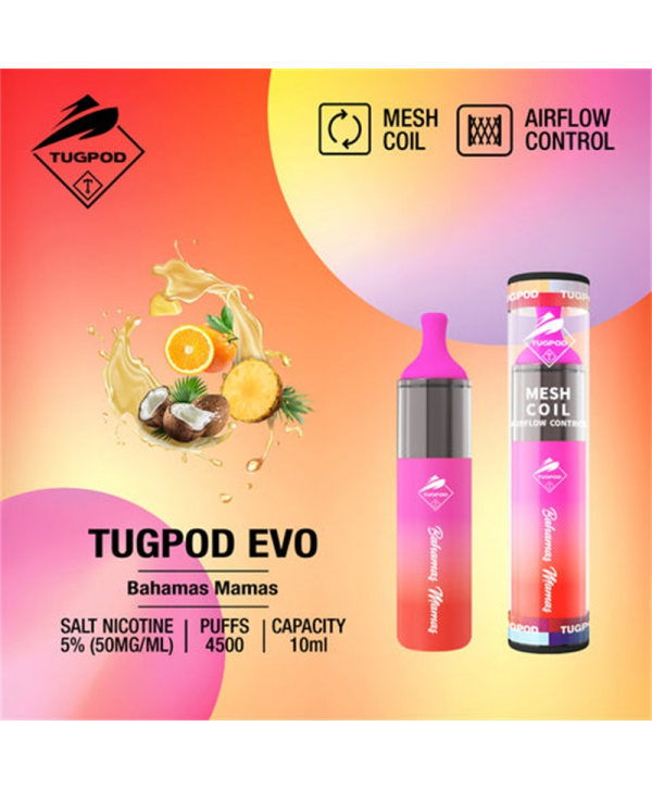 Tugpod EVO Disposable Vape Kit 4500 Puffs 10ml