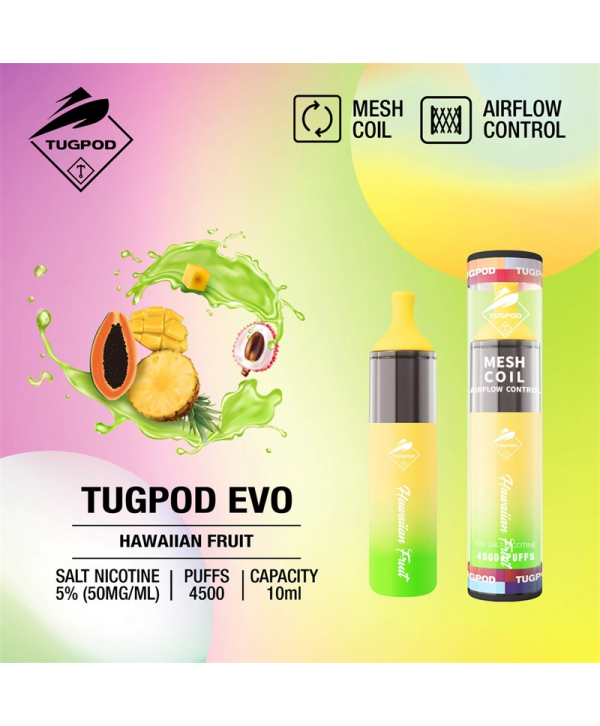 Tugpod EVO Disposable Vape Kit 4500 Puffs 10ml