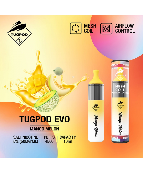 Tugpod EVO Disposable Vape Kit 4500 Puffs 10ml