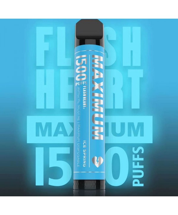 Flash Heart Maximum Disposable Vape Device 1500 Puffs 5.5ml