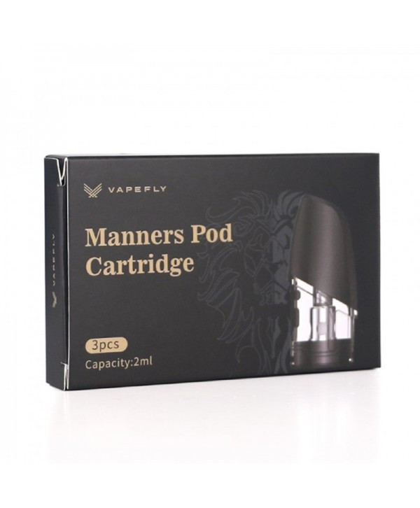 Vapefly Manners Replacement Pod Cartridge 2ml (3pcs/pack)