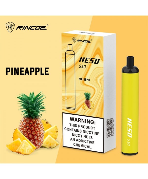 Rincoe Neso S10 Disposable Vape Pen Kit 600 Puffs 500mAh