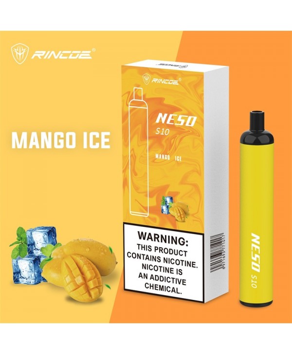 Rincoe Neso S10 Disposable Vape Pen Kit 600 Puffs 500mAh