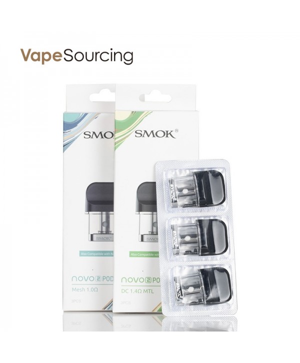 SMOK Novo 2 / 2S Pod Cartridge 2ml/1.8ml (3pcs/pack)