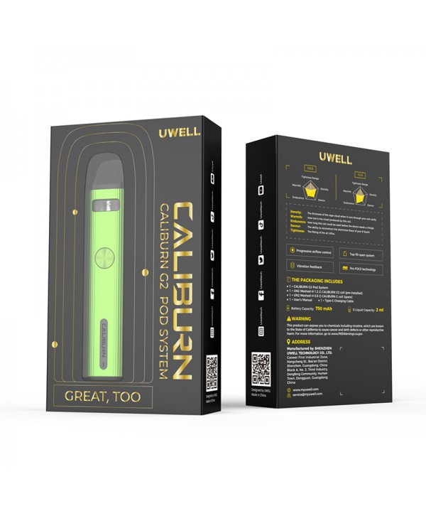 Uwell Caliburn G2 Pod System Kit 750mAh